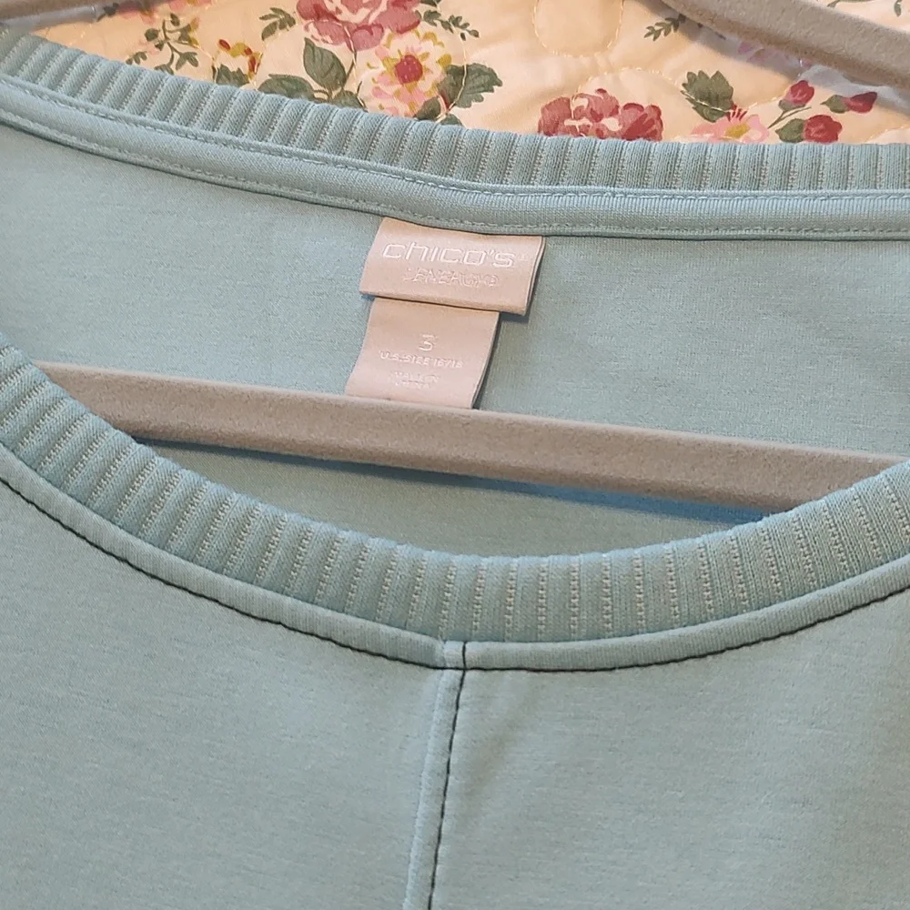 Chicos Zenergy Sweat Shirt w tags - Picture 6 of 7